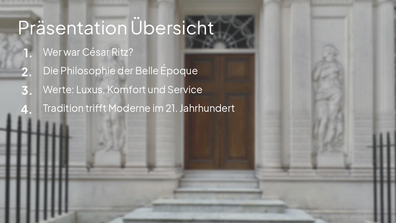 Slide 2 - Präsentation Übersicht