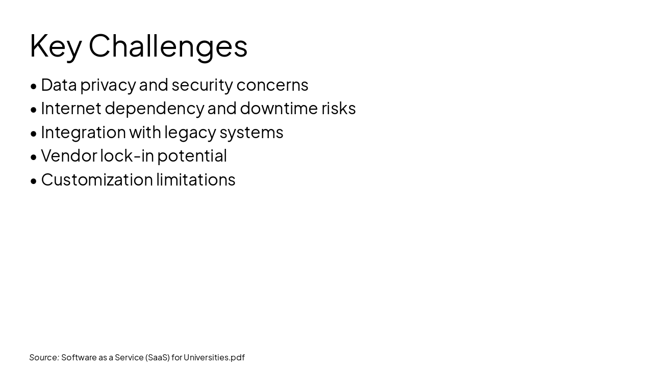 Slide 22 - Key Challenges