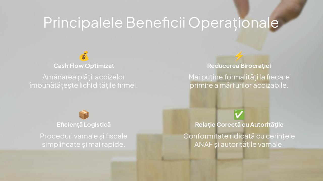 Slide 10 - Principalele Beneficii Operaționale