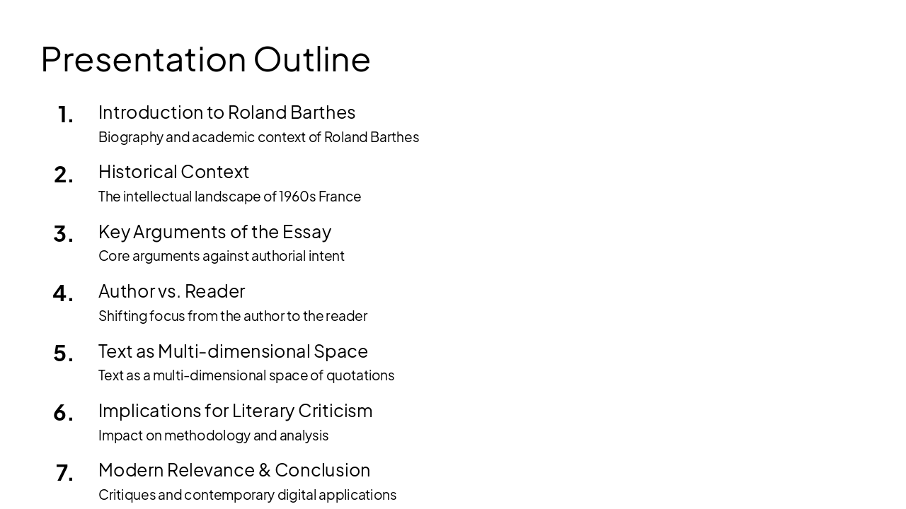 Slide 2 - Presentation Outline