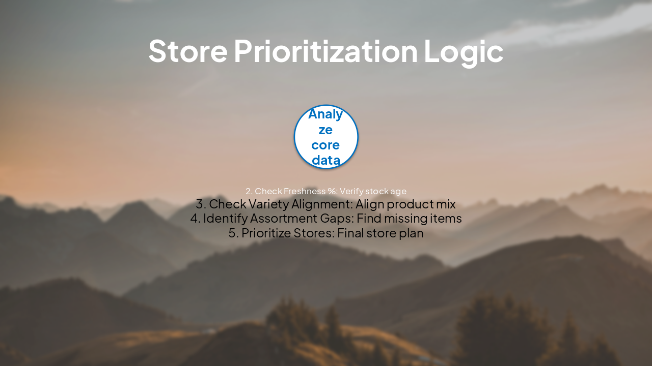 Slide 3 - Store Prioritization Logic