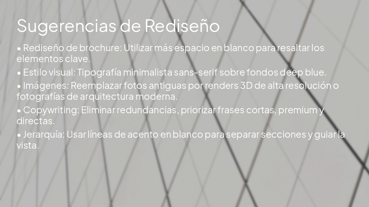 Slide 7 - Sugerencias de Rediseño