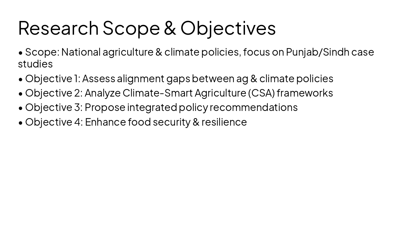 Slide 4 - Research Scope & Objectives
