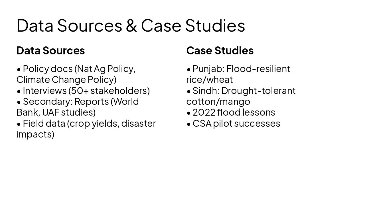 Slide 8 - Data Sources & Case Studies