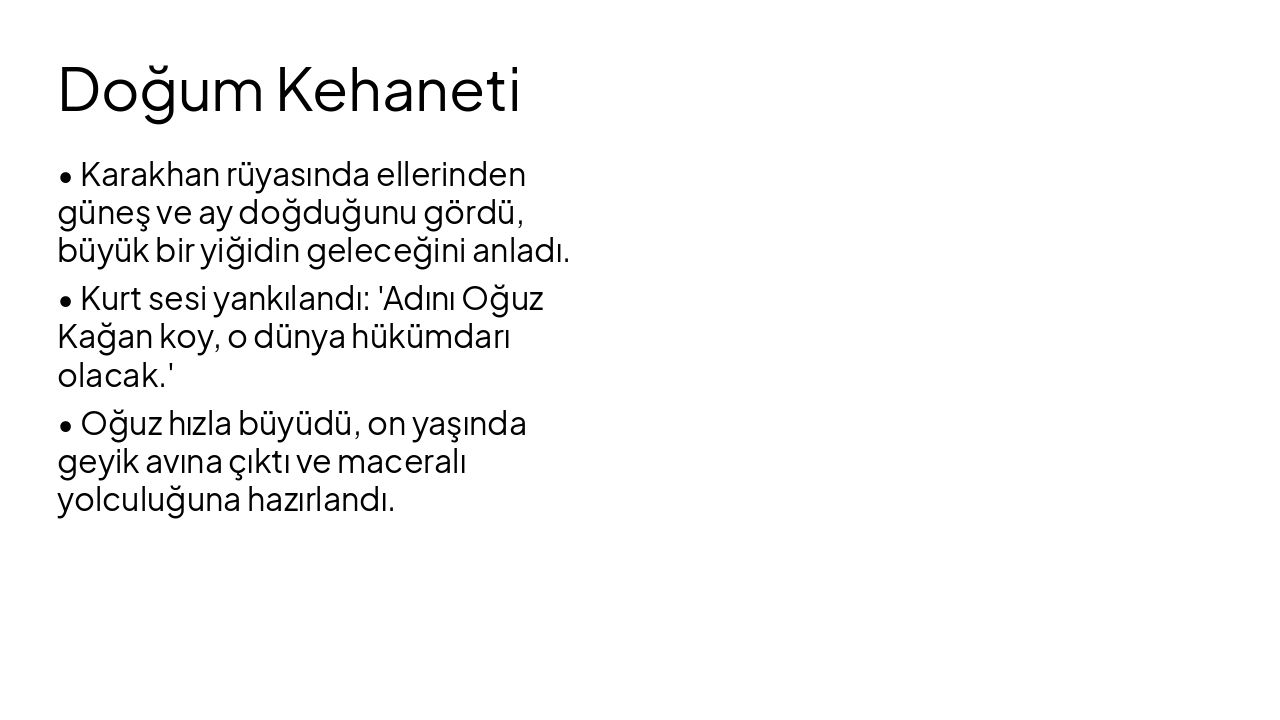 Slide 4 - Doğum Kehaneti