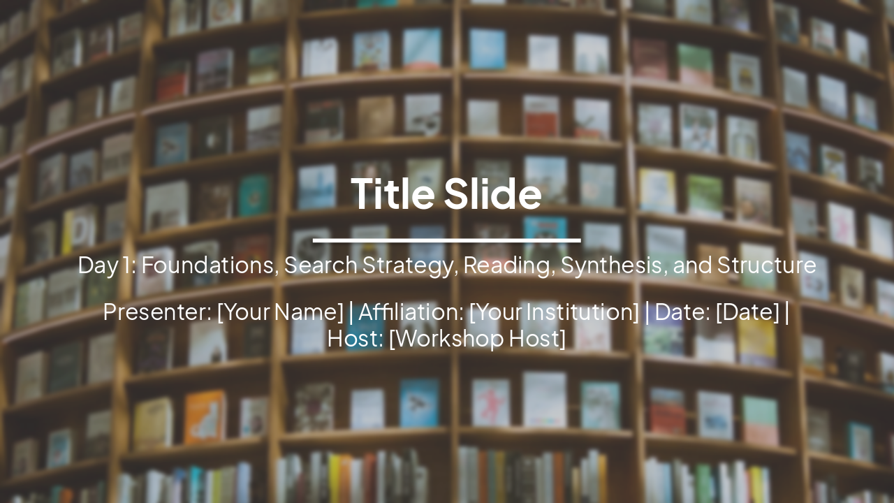 Literature Review in PhD Research: Foundations, Structure &G