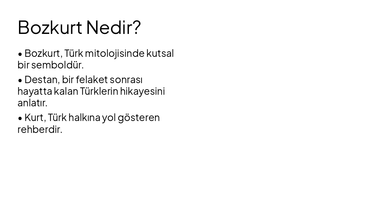 Slide 2 - Bozkurt Nedir?