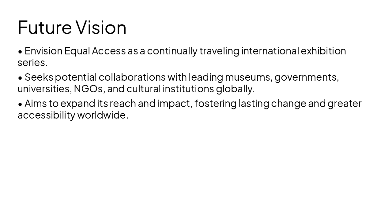 Slide 13 - Future Vision