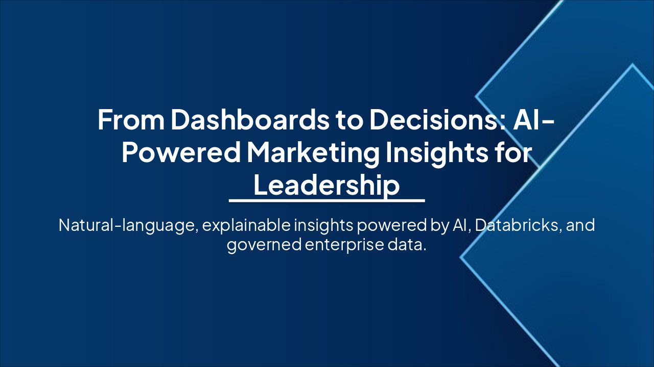 Dashboards to Decisions: AI Marketing Insights (40 chars)