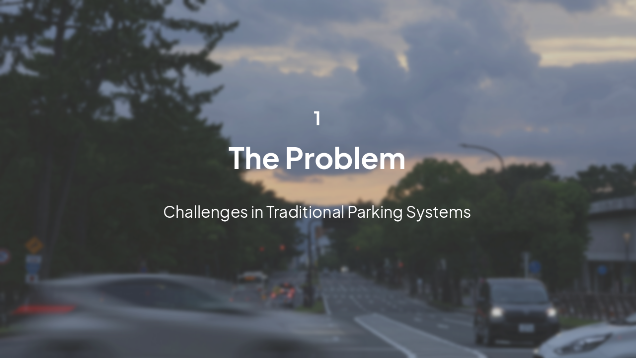 Slide 3 - Urban Parking Crisis