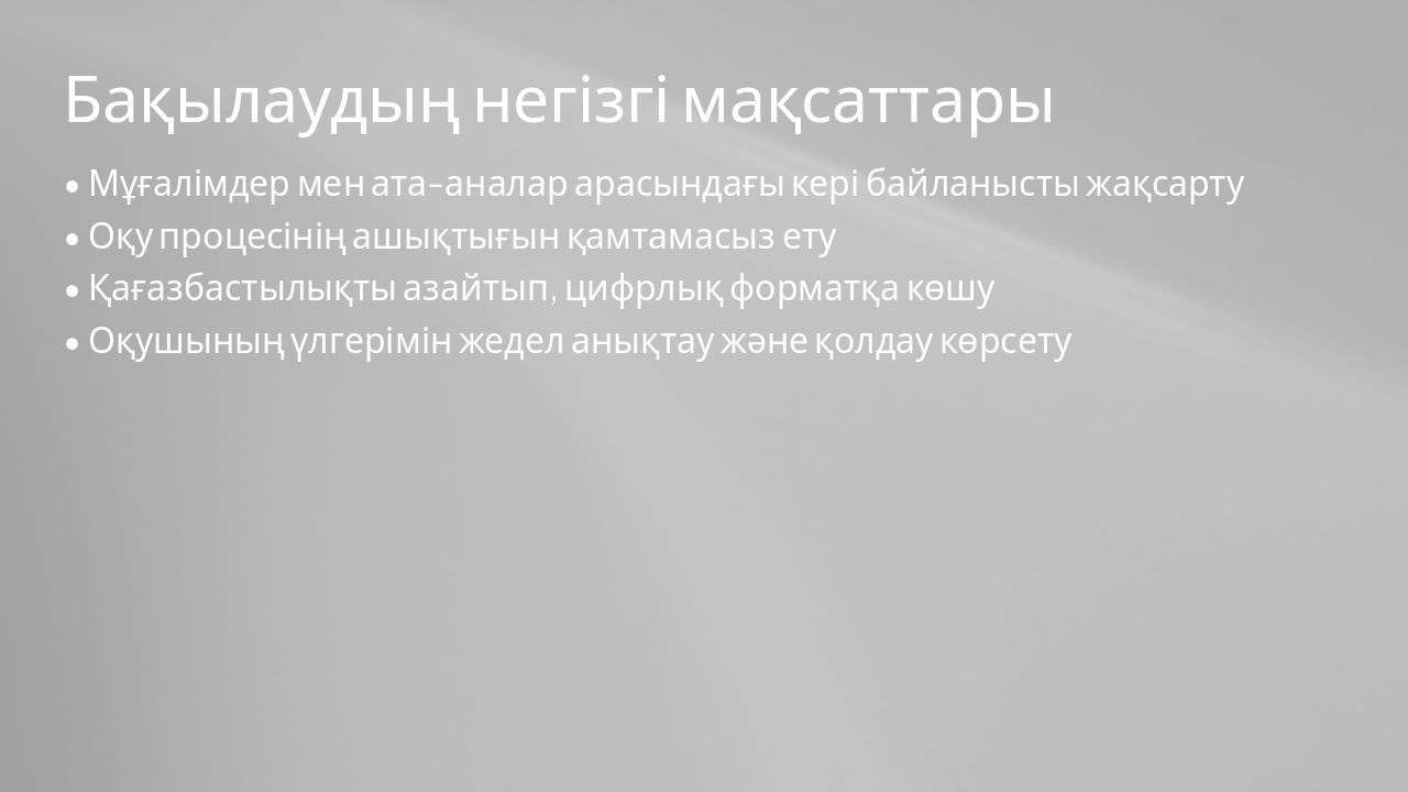 Slide 3 - Бақылаудың негізгі мақсаттары