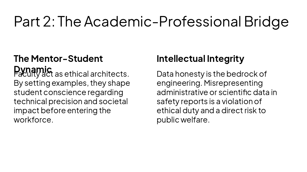 Slide 4 - Part 2: The Academic-Professional Bridge