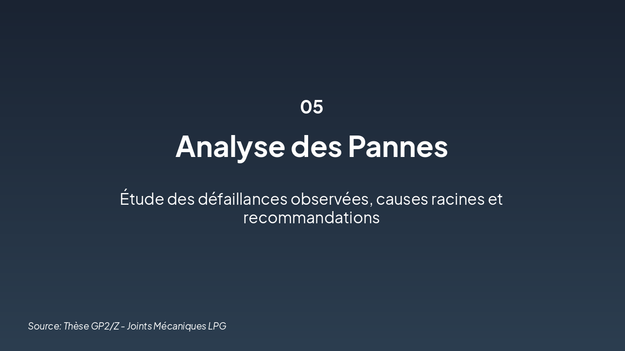 Slide 11 - Analyse des Pannes