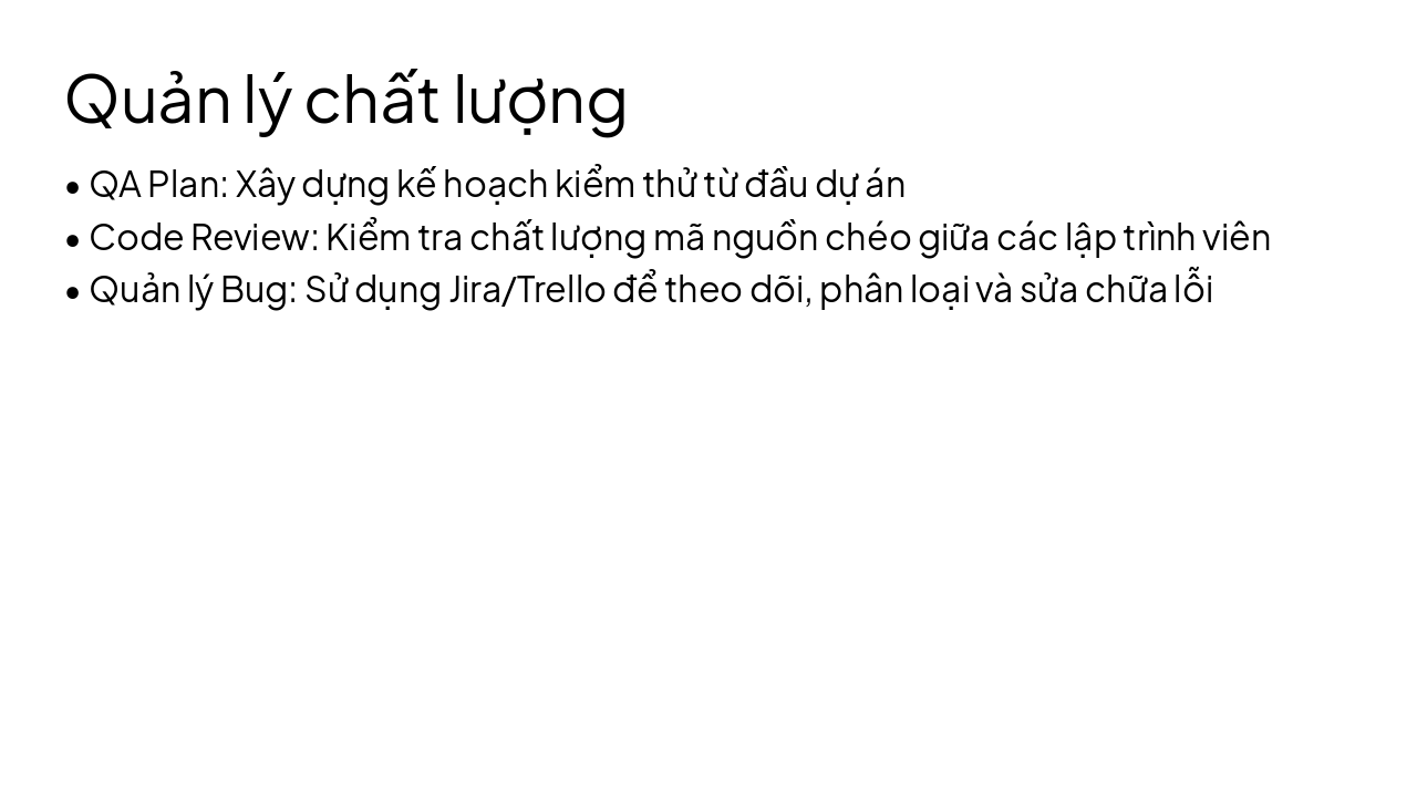 Slide 26 - Quản lý chất lượng