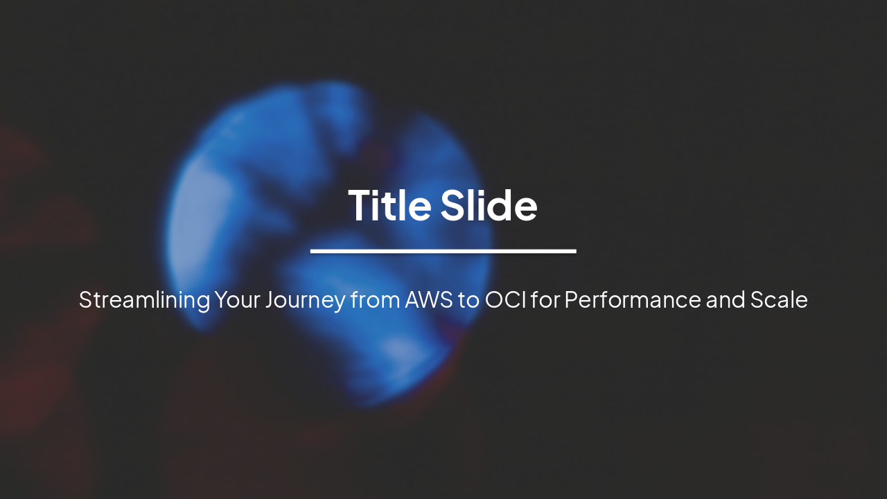 Slide 1 - Title Slide