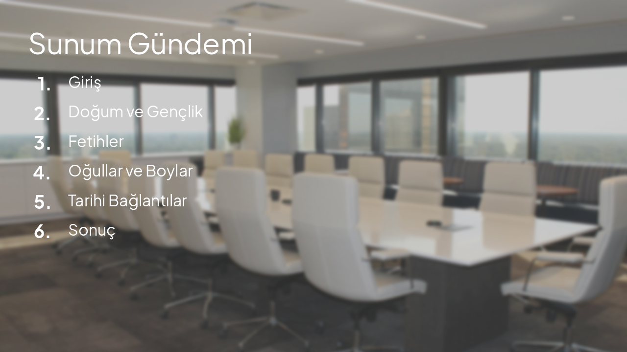 Slide 2 - Sunum Gündemi