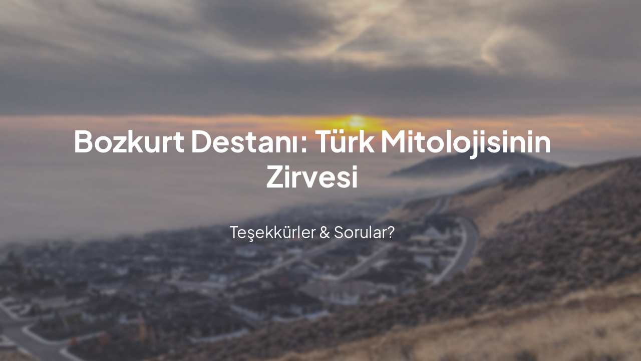 Slide 32 - Kapanış