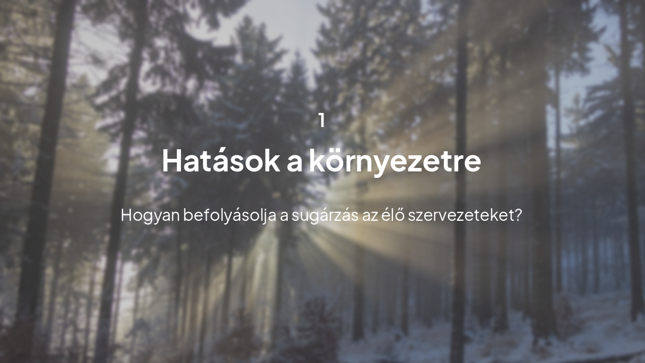 Slide 3 - Környezeti Hatások