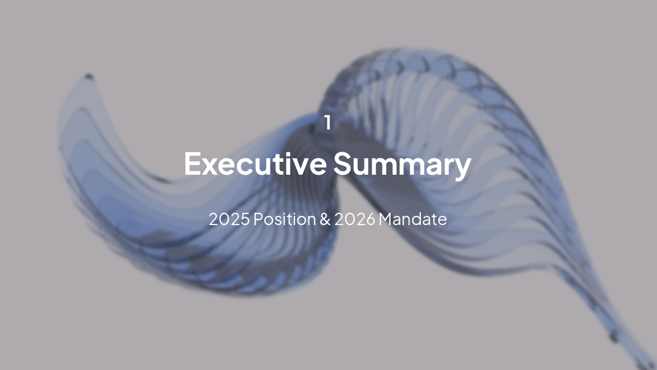 Slide 3 - Executive Summary