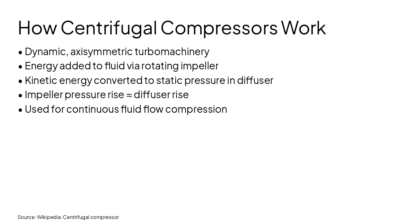 Slide 9 - How Centrifugal Compressors Work