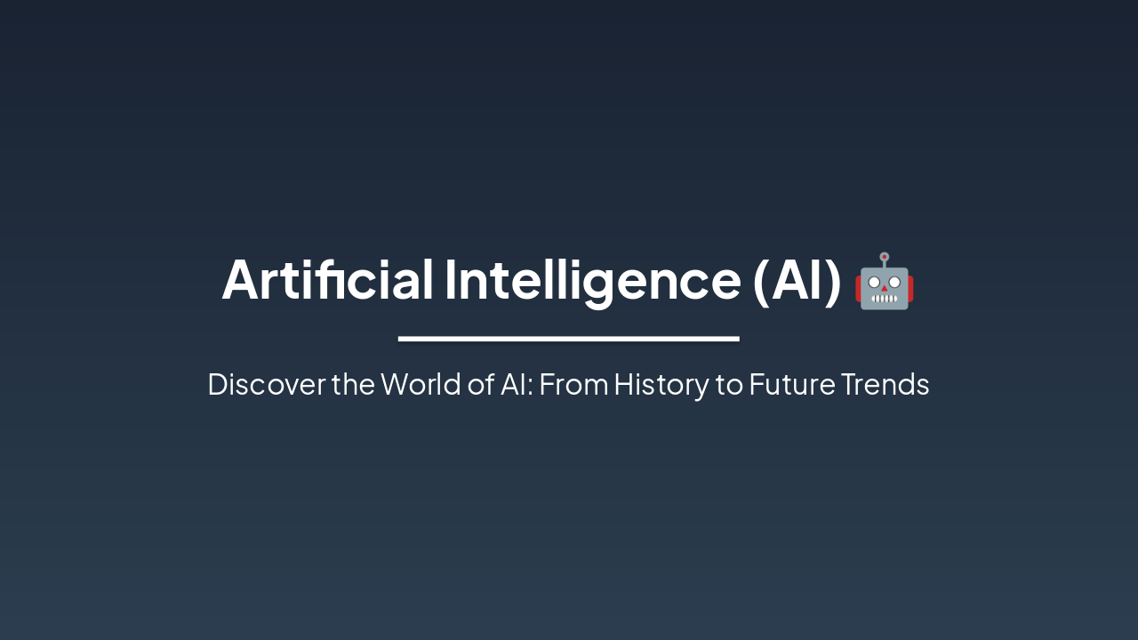 AI Unveiled: History, Concepts & Future 🤖