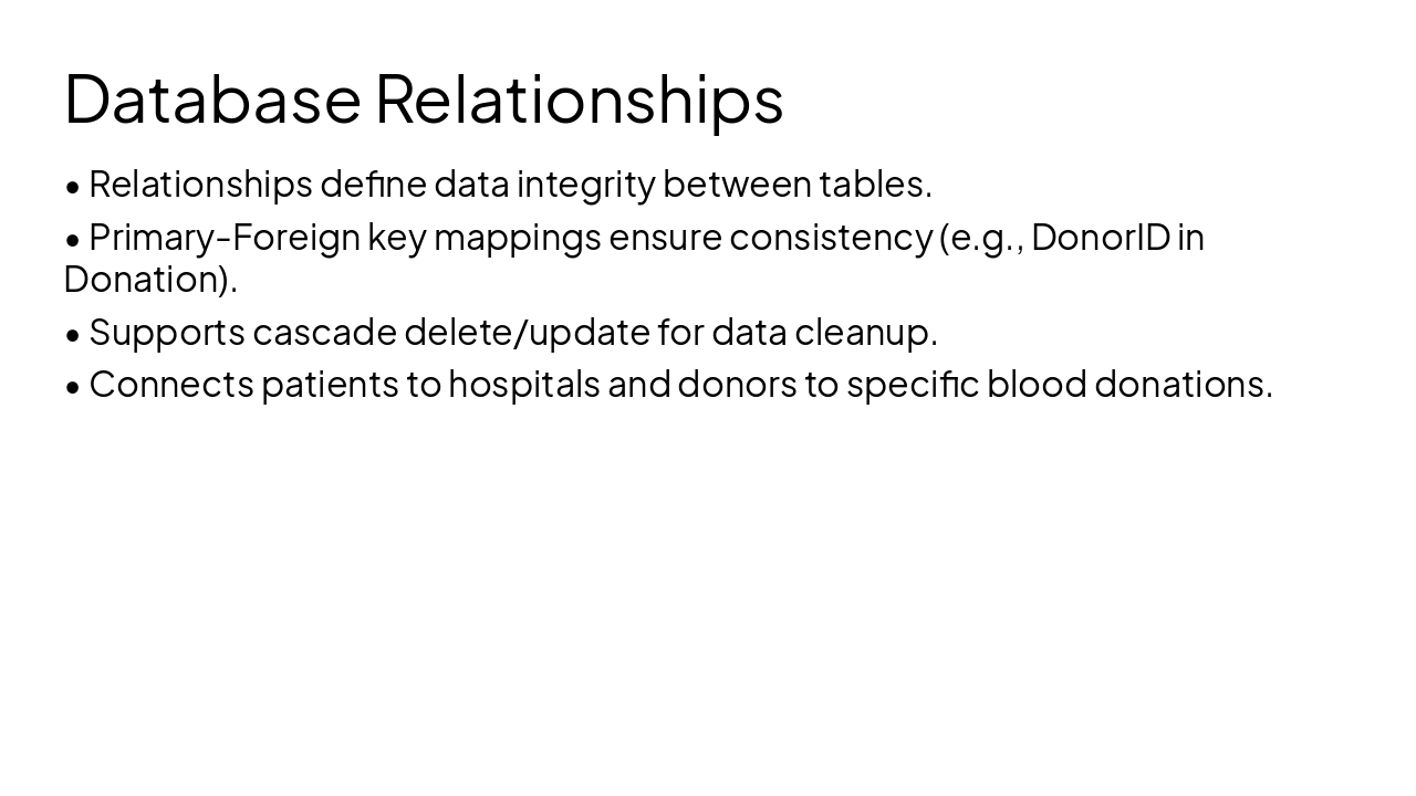 Slide 9 - Database Relationships