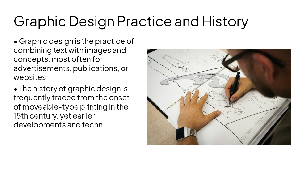 Slide 5 - Graphic Design Practice and History