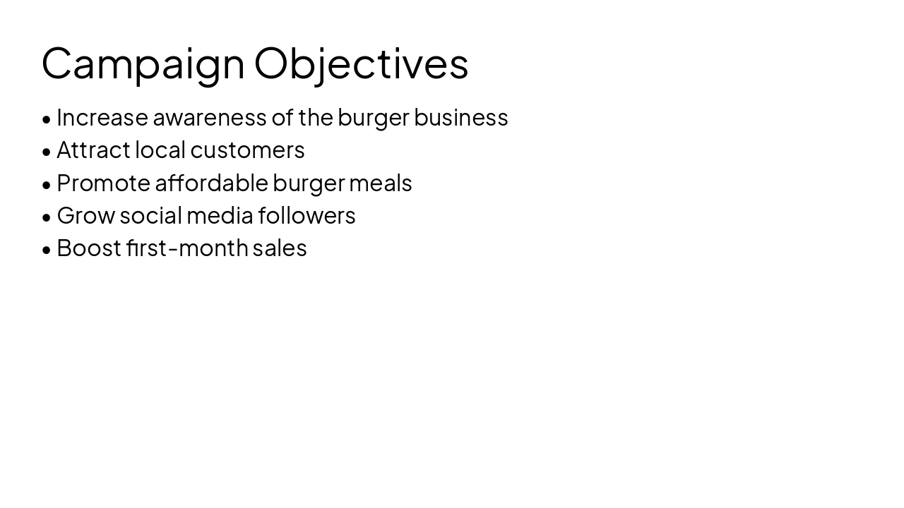 Slide 3 - Campaign Objectives