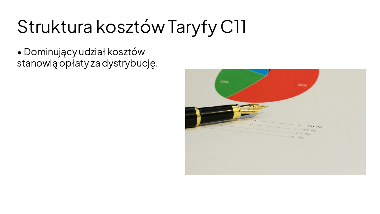 Slide 6 - Struktura kosztów Taryfy C11
