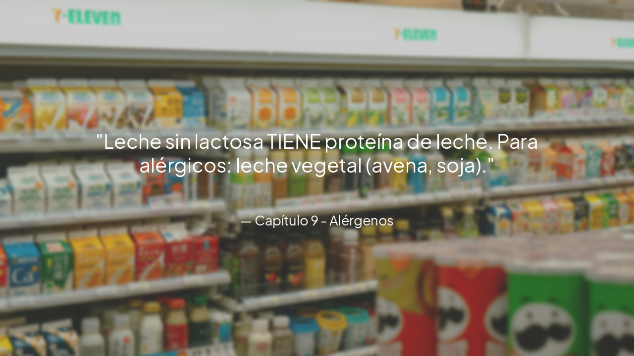 Slide 35 - Error Común Alérgenos