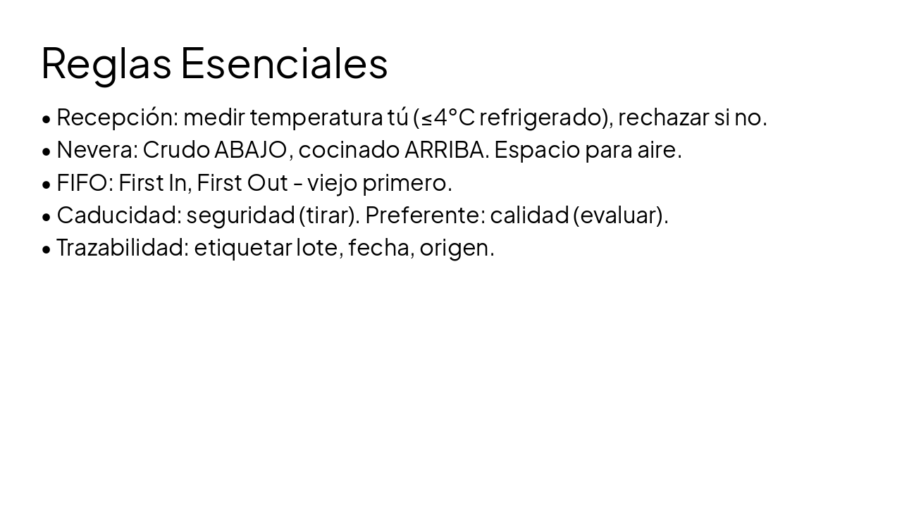 Slide 26 - Reglas Esenciales