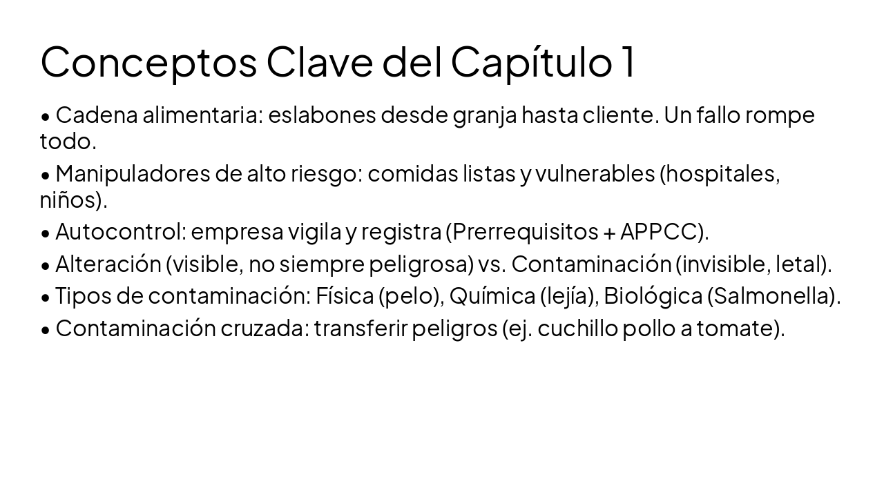 Slide 8 - Conceptos Clave del Capítulo 1