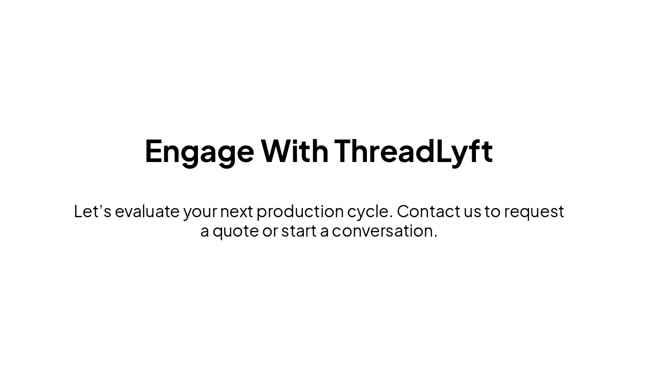 Slide 11 - Engage With ThreadLyft