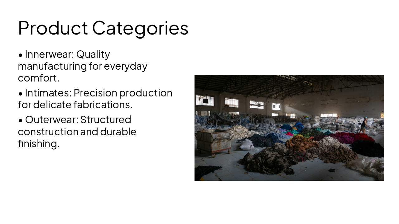 Slide 9 - Product Categories