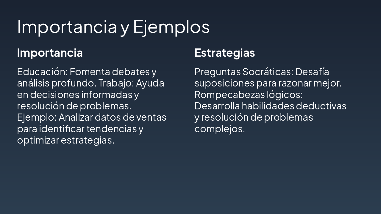 Slide 4 - Importancia y Ejemplos