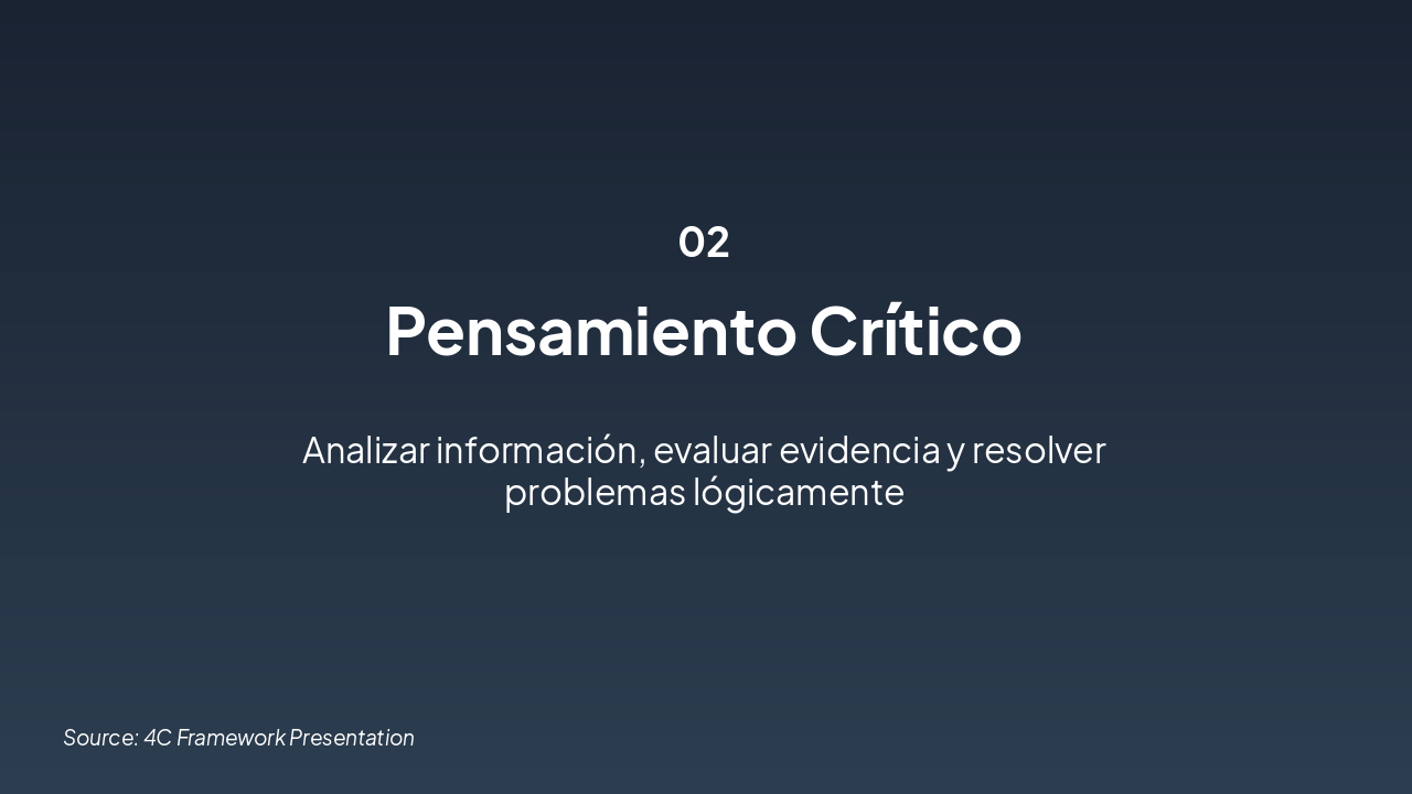 Slide 3 - Pensamiento Crítico