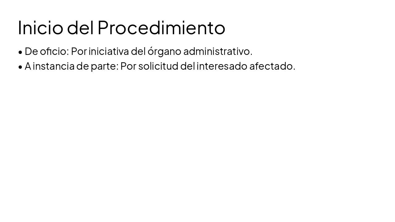 Slide 12 - Inicio del Procedimiento