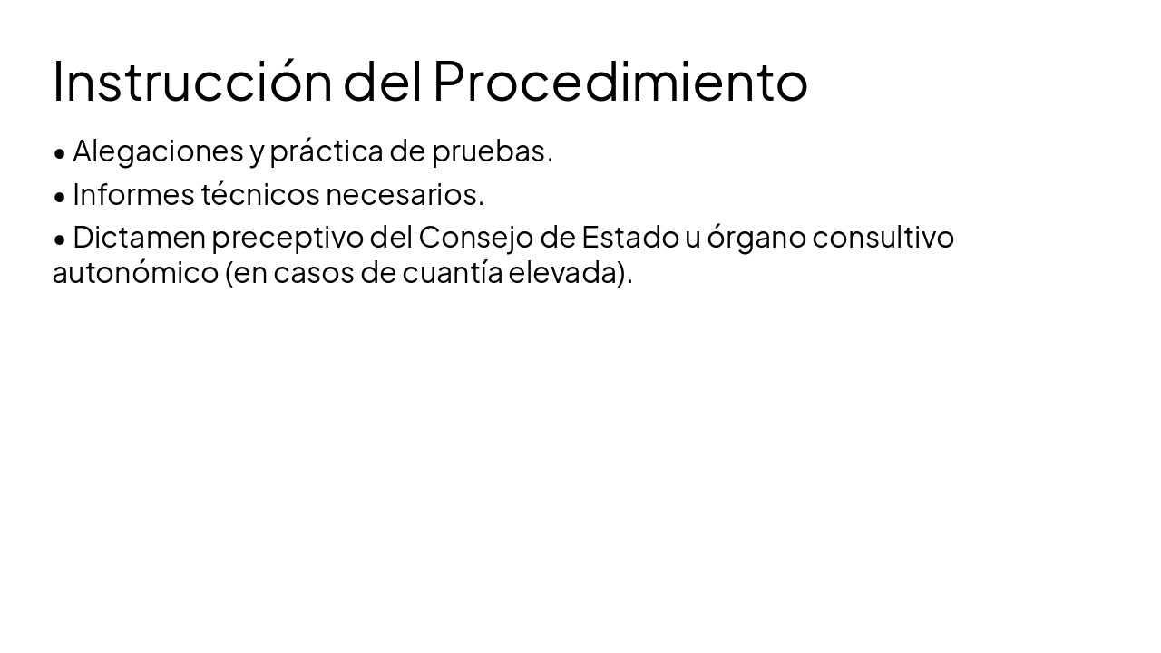 Slide 13 - Instrucción del Procedimiento