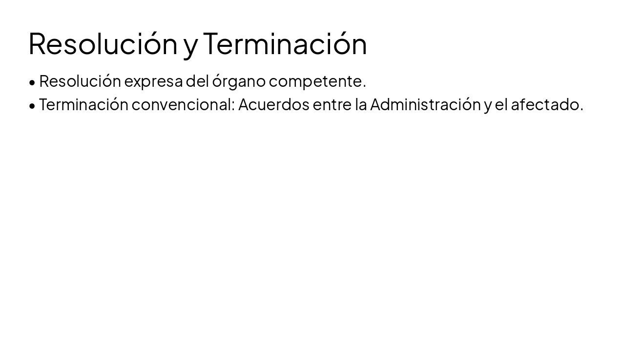 Slide 14 - Resolución y Terminación