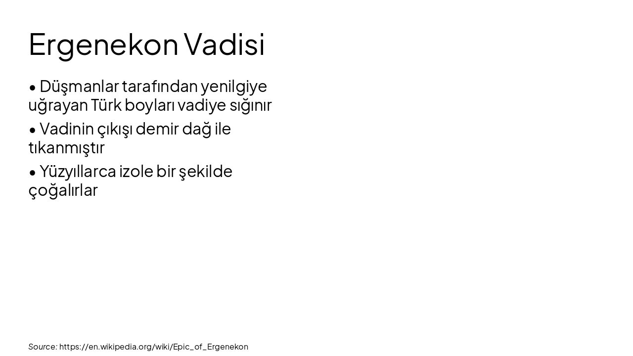 Slide 6 - Ergenekon Vadisi