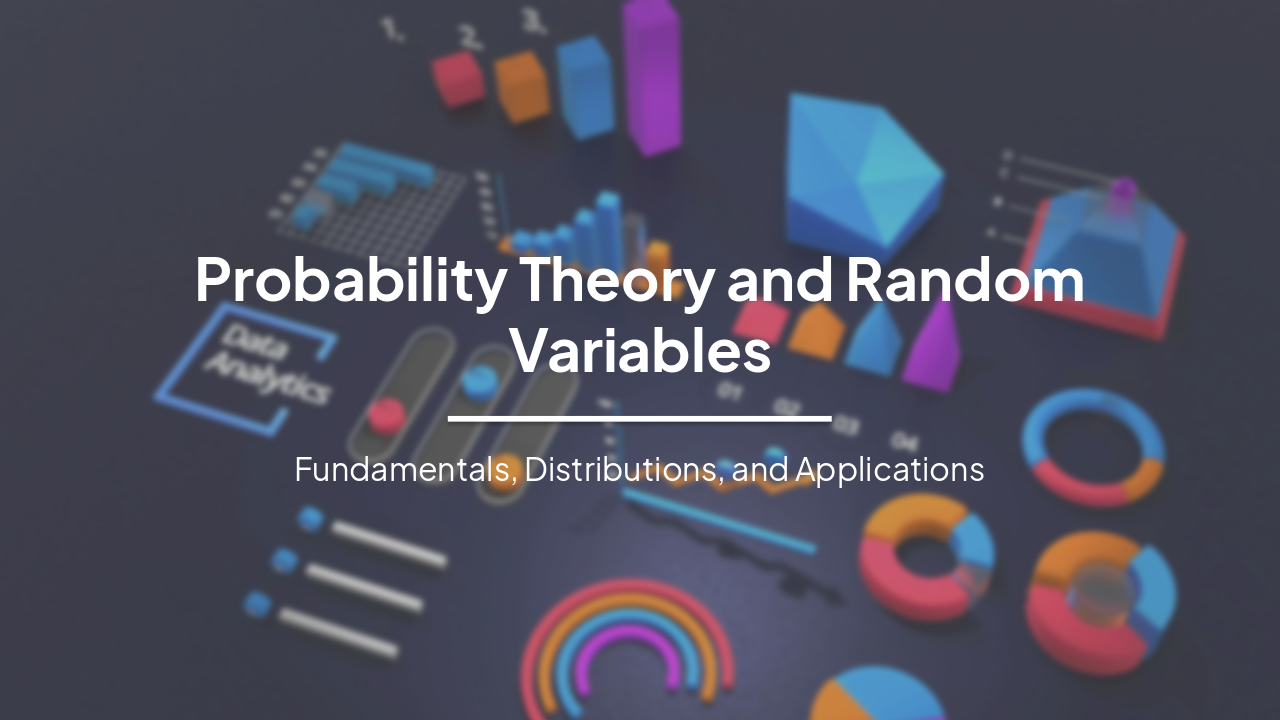 Slide 1 - Probability Theory and Random Variables