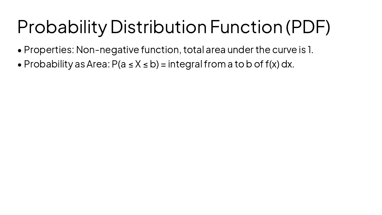 Slide 14 - Probability Distribution Function (PDF)