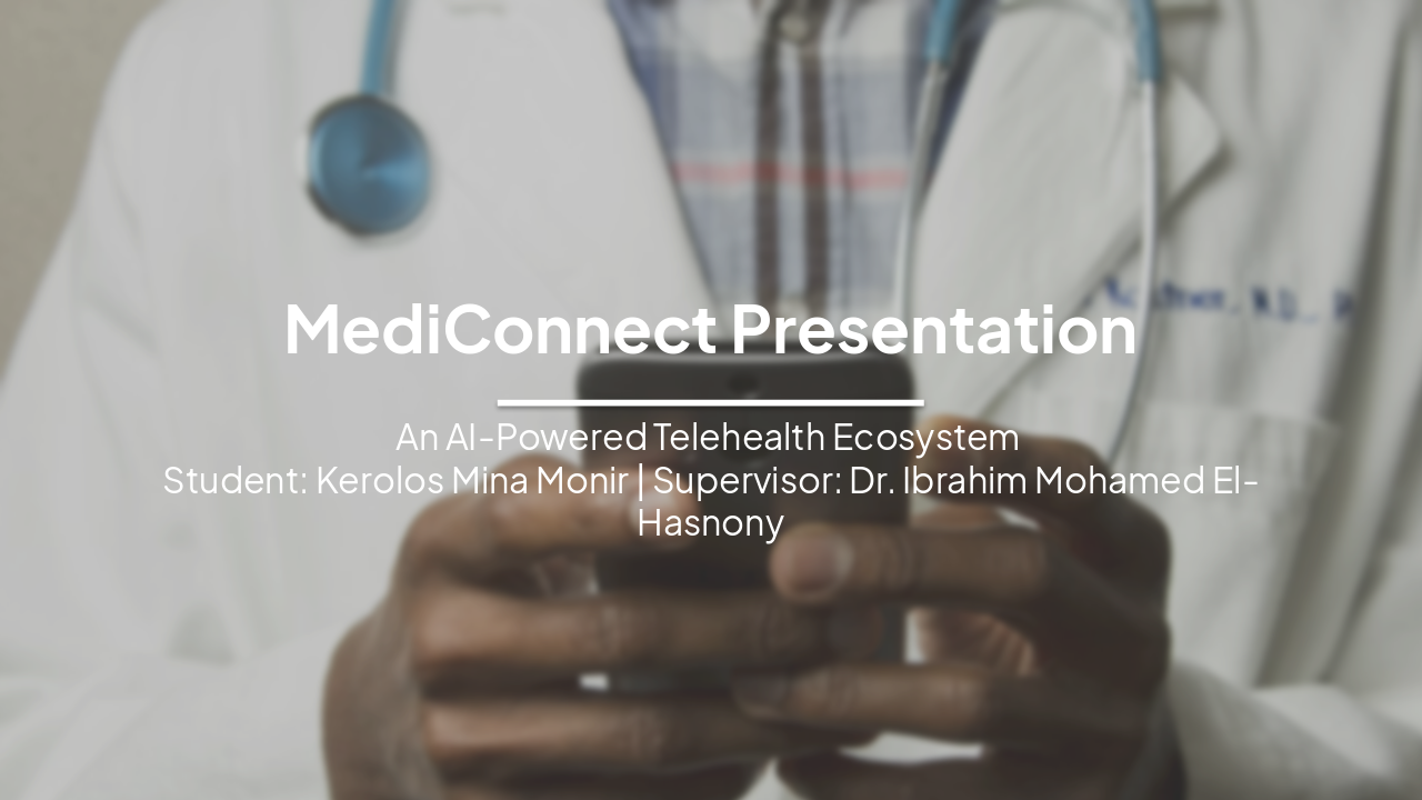 Slide 1 - MediConnect Presentation