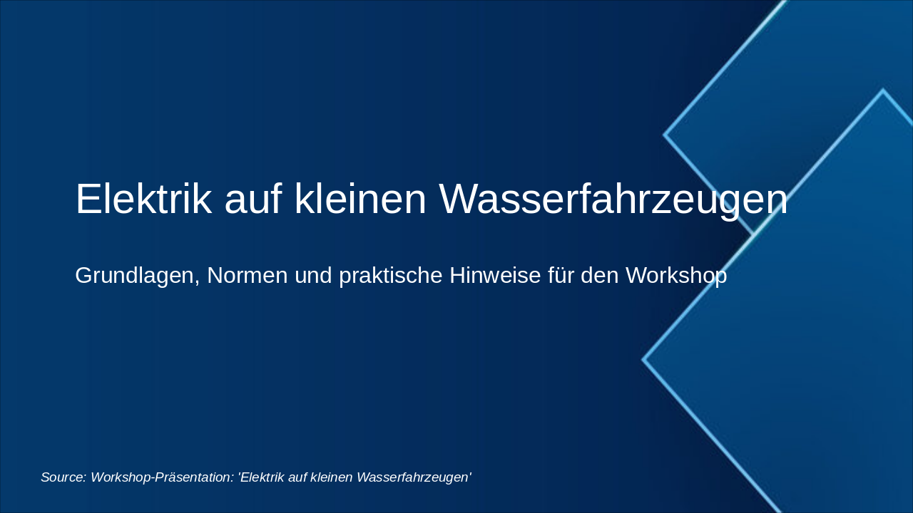 Boat Electrics: Voltage, Ground & Corrosion Basics (45 chars