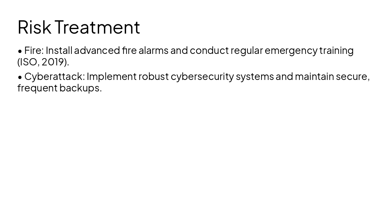 Slide 9 - Risk Treatment