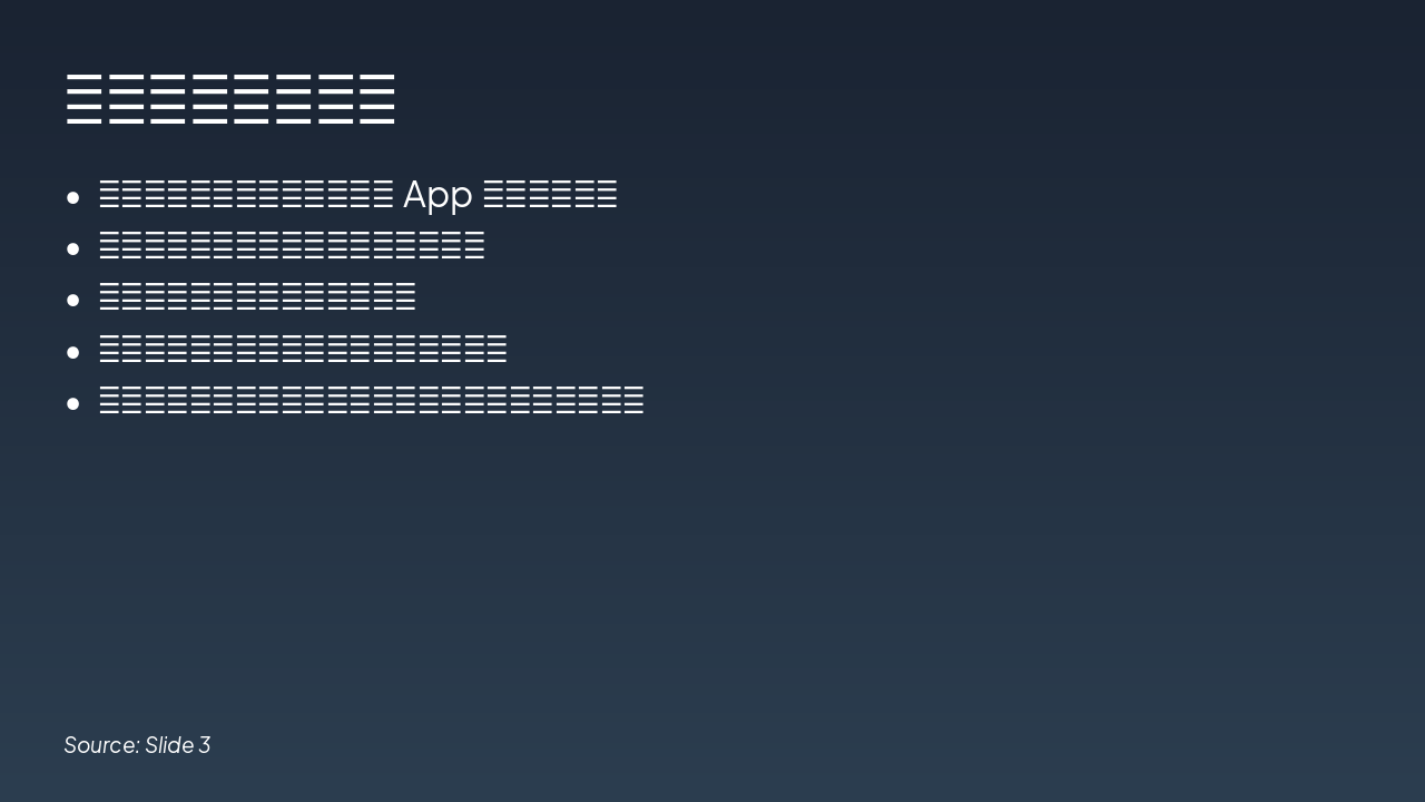 Slide 3 - 轉型專案策略目標