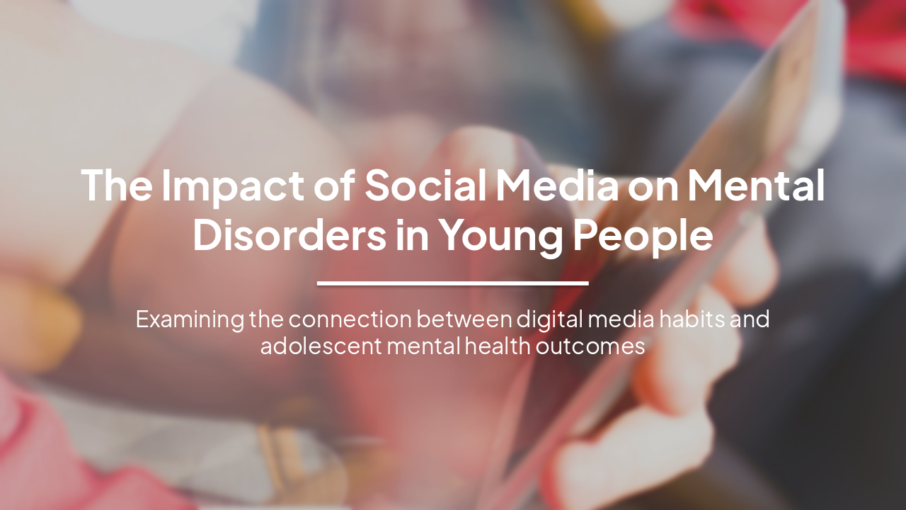 Social Media's Impact on Youth Mental Health