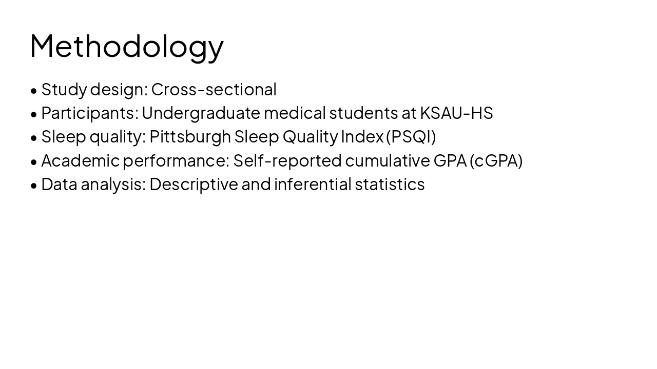 Slide 4 - Methodology