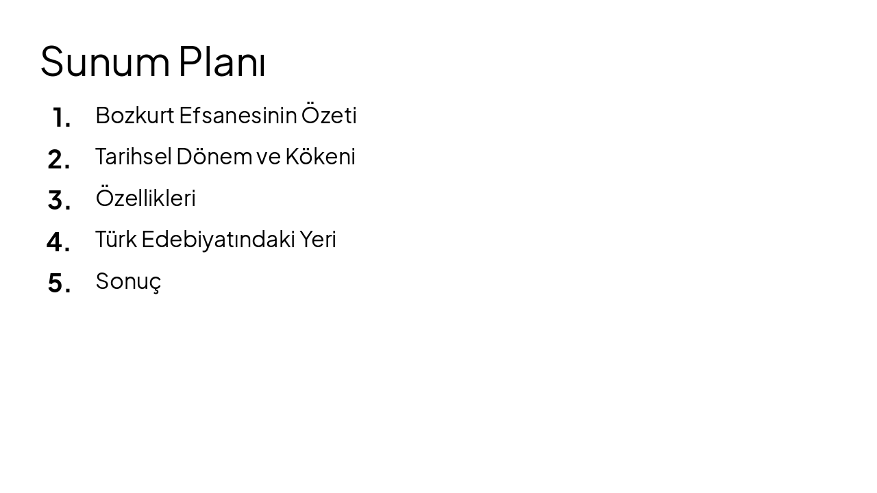 Slide 2 - Sunum Planı