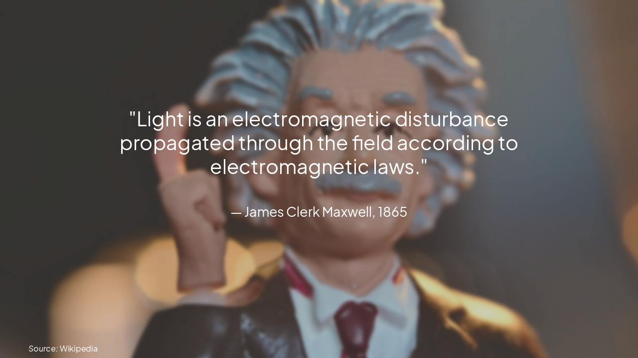Slide 11 - Maxwell's Prediction
